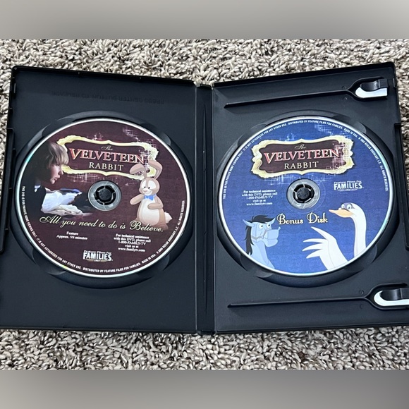 ❗️5/$10 - The Velveteen Rabbit DVD - Picture 3 of 3